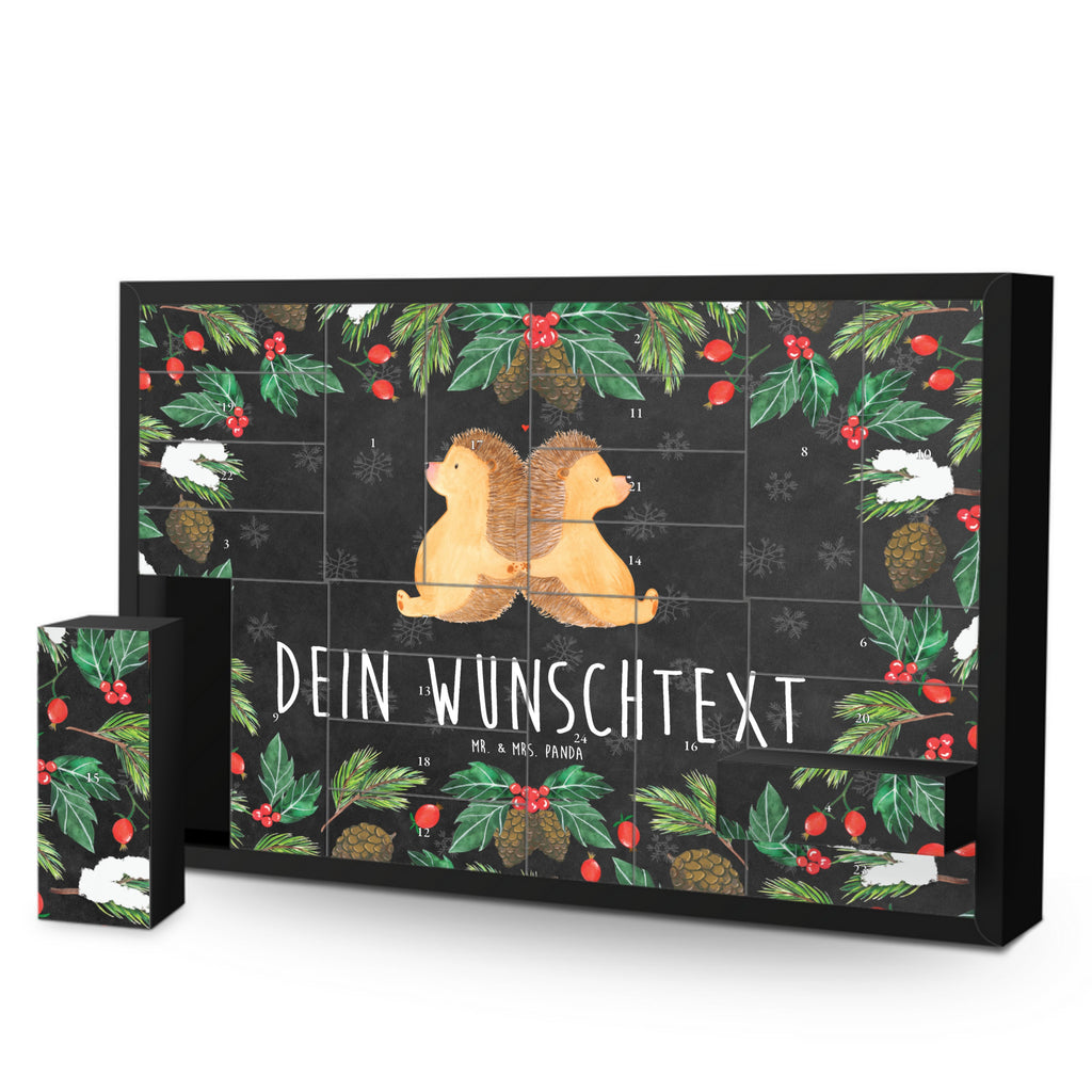 Personalisierter Befüllbarer Adventskalender Igel händchenhaltend Befüllbarer Adventskalender, Adventskalender zum selbst befüllen, Liebe, Partner, Freund, Freundin, Ehemann, Ehefrau, Heiraten, Verlobung, Heiratsantrag, Liebesgeschenk, Jahrestag, Hocheitstag, Igel, Igelliebe, Hand in Hand, Liebesbeweis, große Liebe, Liebesbotschaft, Hochzeit, Lieblingsmensch, Gemeinsamkeit, Love, Geschenk für zwei