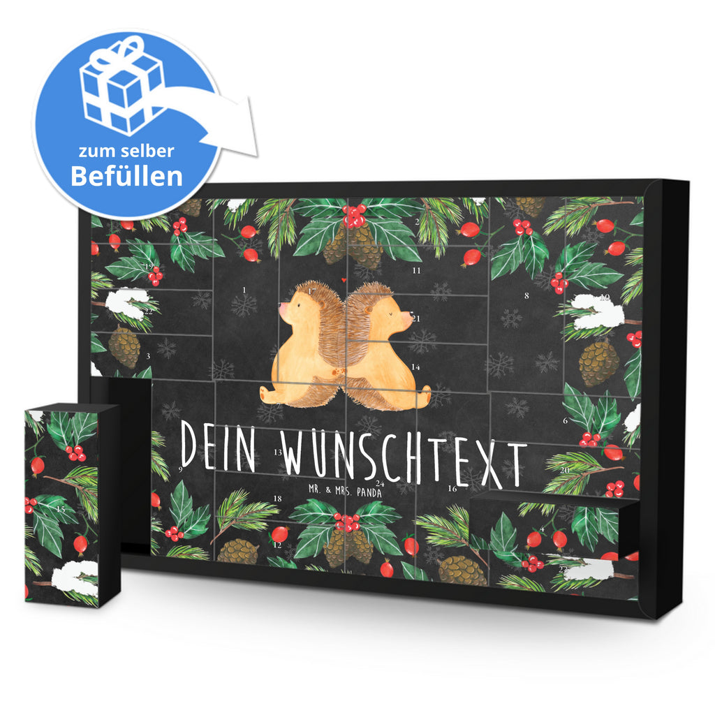 Personalisierter Befüllbarer Adventskalender Igel händchenhaltend Befüllbarer Adventskalender, Adventskalender zum selbst befüllen, Liebe, Partner, Freund, Freundin, Ehemann, Ehefrau, Heiraten, Verlobung, Heiratsantrag, Liebesgeschenk, Jahrestag, Hocheitstag, Igel, Igelliebe, Hand in Hand, Liebesbeweis, große Liebe, Liebesbotschaft, Hochzeit, Lieblingsmensch, Gemeinsamkeit, Love, Geschenk für zwei