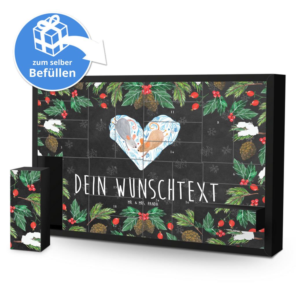 Personalisierter Befüllbarer Adventskalender Mäuse Herz Befüllbarer Adventskalender, Adventskalender zum selbst befüllen, Liebe, Partner, Freund, Freundin, Ehemann, Ehefrau, Heiraten, Verlobung, Heiratsantrag, Liebesgeschenk, Jahrestag, Hocheitstag, Maus, Mäuse, Liebesbotschaft, Liebesbeweis, Hochzeit, Lieblingsmensch, Gemeinsamkeit, Love, Geschenk für zwei