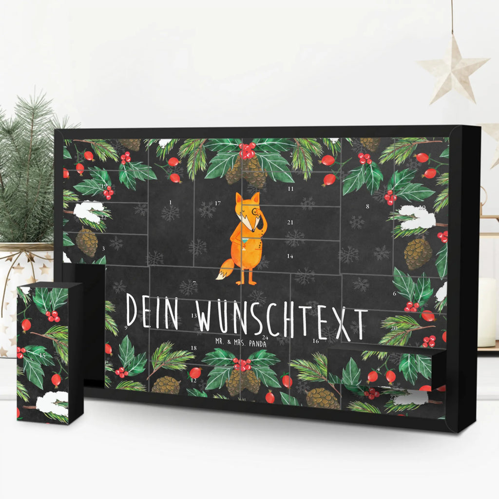 Personalisierter Befüllbarer Adventskalender Fuchs Lord Befüllbarer Adventskalender, Adventskalender zum selbst befüllen, Fuchs, Füchse, tröstende Worte, Spruch lustig, Liebeskummer Geschenk, Motivation Spruch, Problemlösung