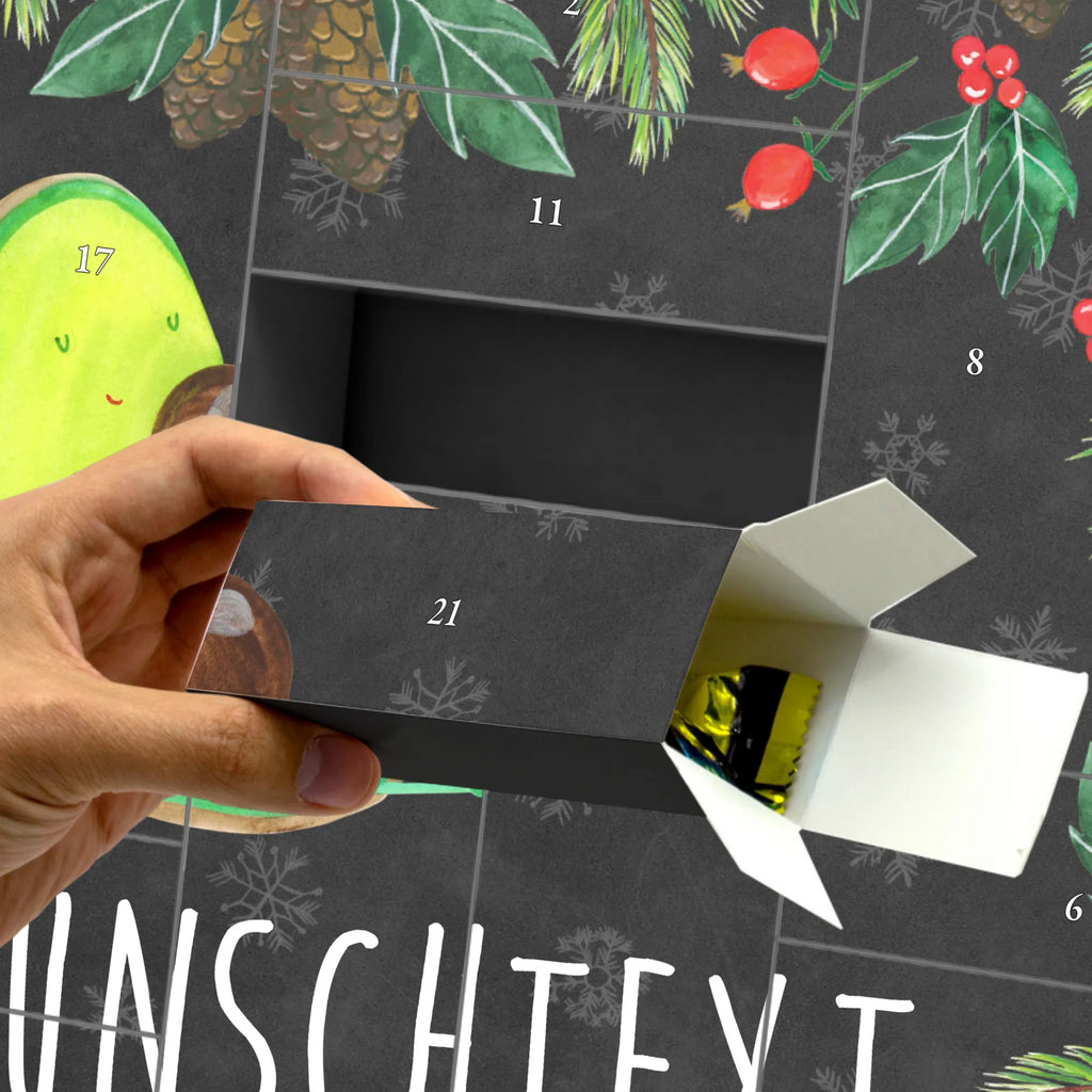 Personalisierter Befüllbarer Adventskalender Avocado Schwangerschaft Befüllbarer Adventskalender, Adventskalender zum selbst befüllen, Avocado, Veggie, Vegan, Gesund, schwanger, Schwangerschaft, Babyparty, Babyshower