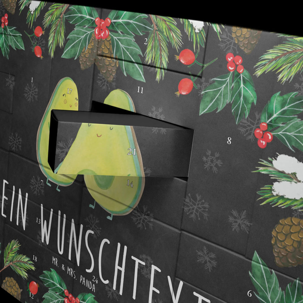 Personalisierter Befüllbarer Adventskalender Avocado Pärchen Befüllbarer Adventskalender, Adventskalender zum selbst befüllen, Avocado, Veggie, Vegan, Gesund, Avocuddle, Liebe, Schwangerschaft, Familie, Babyshower, Babyparty, Hochzeit, Kinder, Avocados, Geburt