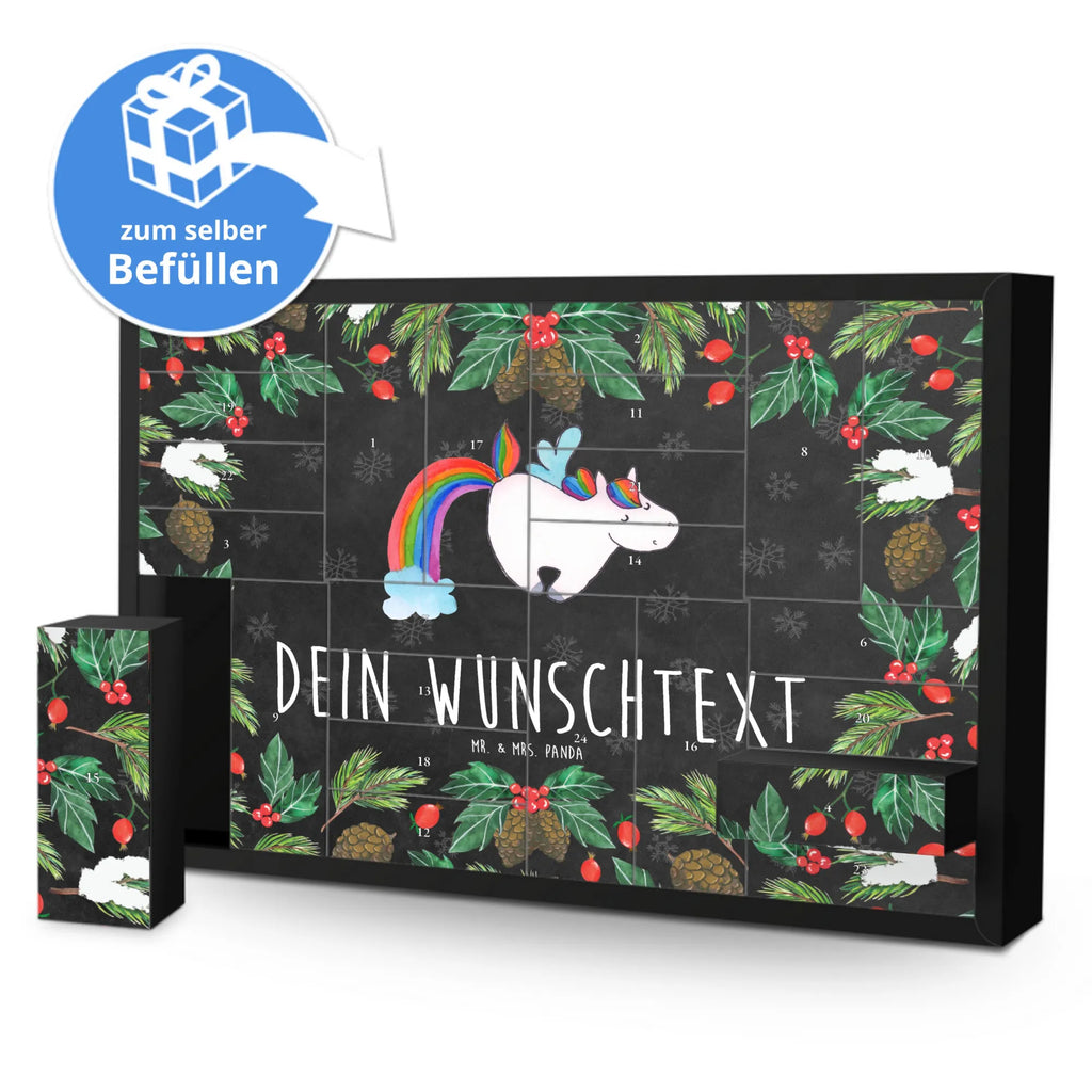 Personalisierter Befüllbarer Adventskalender Einhorn Fliegendes Pferd Befüllbarer Adventskalender, Adventskalender zum selbst befüllen, Einhorn, Einhörner, Einhorn Deko, Pegasus, Unicorn, Regenbogen, Spielen, Realität, Glitzer, Erwachsenwerden