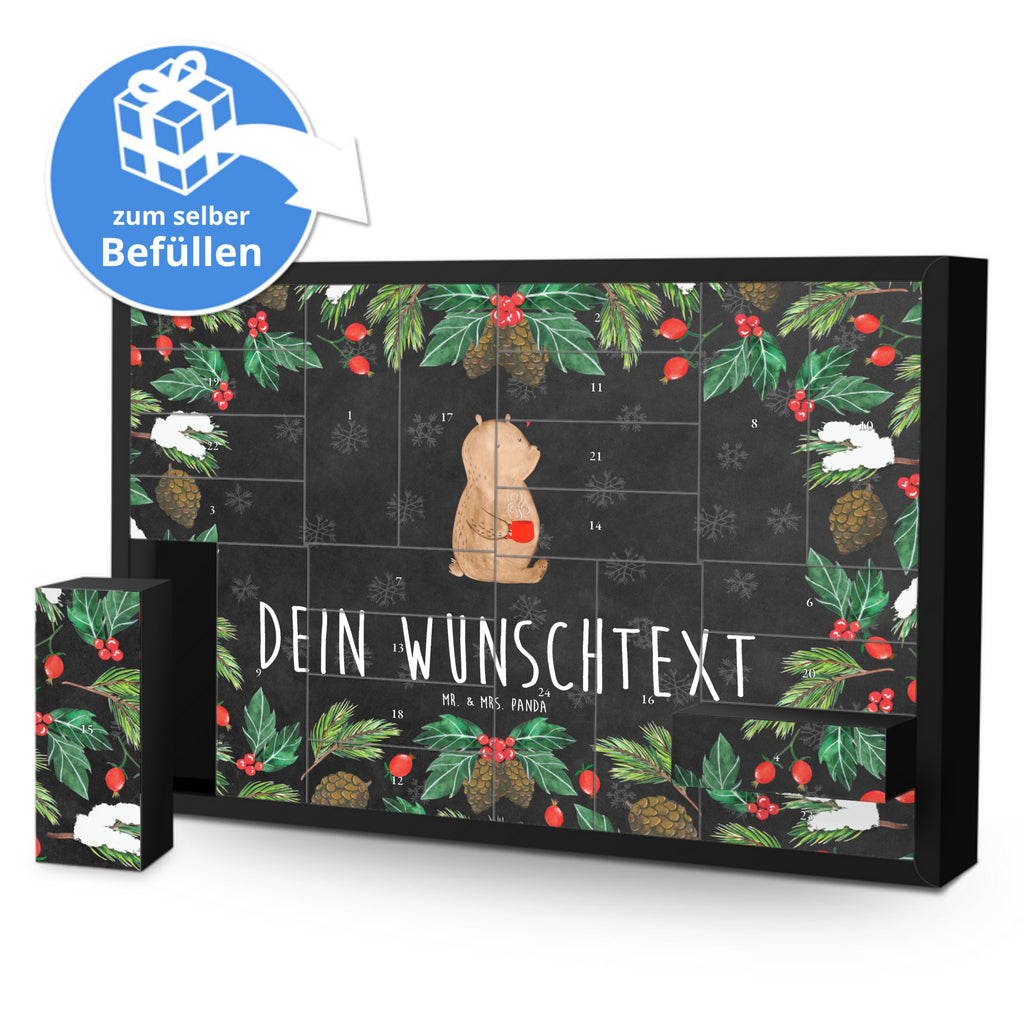 Personalisierter Befüllbarer Adventskalender Bär Morgenkaffee Befüllbarer Adventskalender, Adventskalender zum selbst befüllen, Liebe, Partner, Freund, Freundin, Ehemann, Ehefrau, Heiraten, Verlobung, Heiratsantrag, Liebesgeschenk, Jahrestag, Hocheitstag, Valentinstag, Geschenk für Frauen, Hochzeitstag, Mitbringsel, Geschenk für Freundin, Geschenk für Partner, Liebesbeweis, für Männer, für Ehemann