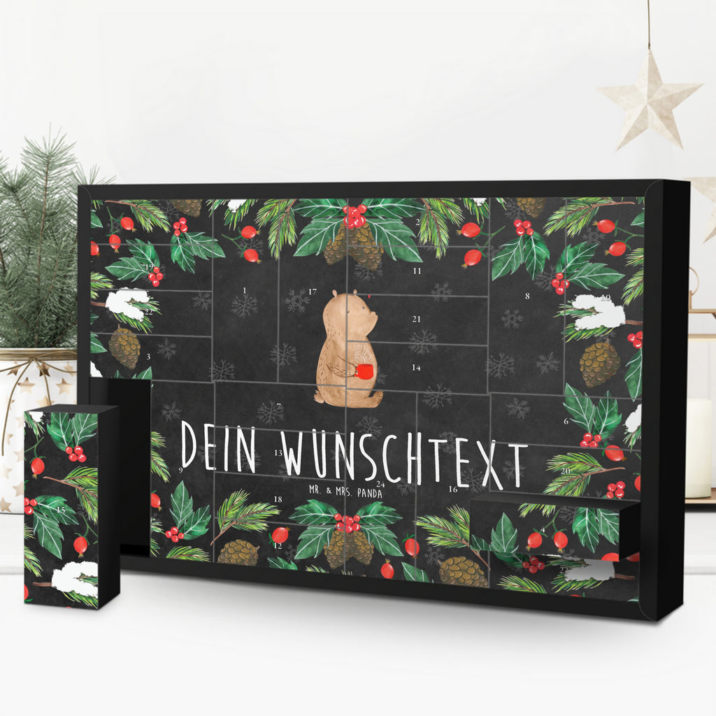 Personalisierter Befüllbarer Adventskalender Bär Morgenkaffee Befüllbarer Adventskalender, Adventskalender zum selbst befüllen, Liebe, Partner, Freund, Freundin, Ehemann, Ehefrau, Heiraten, Verlobung, Heiratsantrag, Liebesgeschenk, Jahrestag, Hocheitstag, Valentinstag, Geschenk für Frauen, Hochzeitstag, Mitbringsel, Geschenk für Freundin, Geschenk für Partner, Liebesbeweis, für Männer, für Ehemann