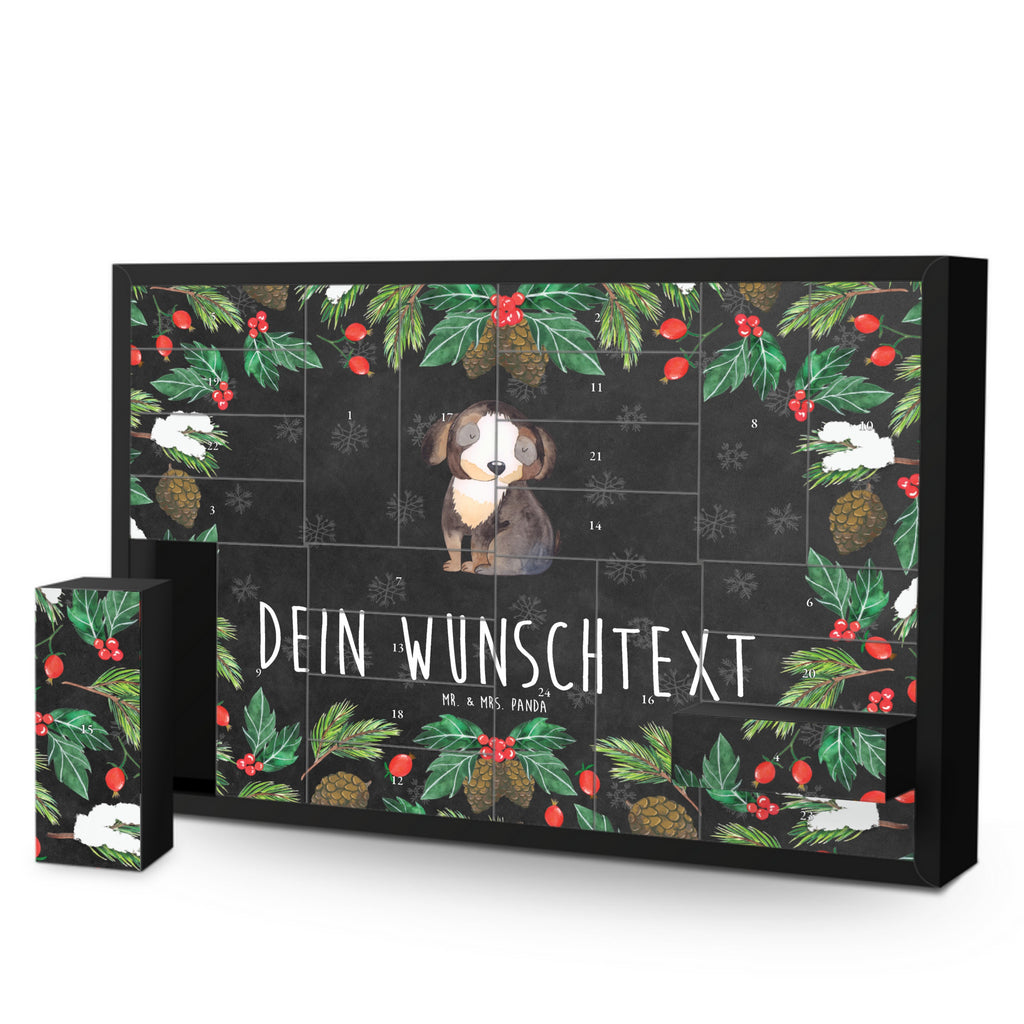 Personalisierter Befüllbarer Adventskalender Hund Entspannen Befüllbarer Adventskalender, Adventskalender zum selbst befüllen, Hund, Hundemotiv, Haustier, Hunderasse, Tierliebhaber, Hundebesitzer, Sprüche, schwarzer Hund, Hundeliebe, Liebe, Hundeglück