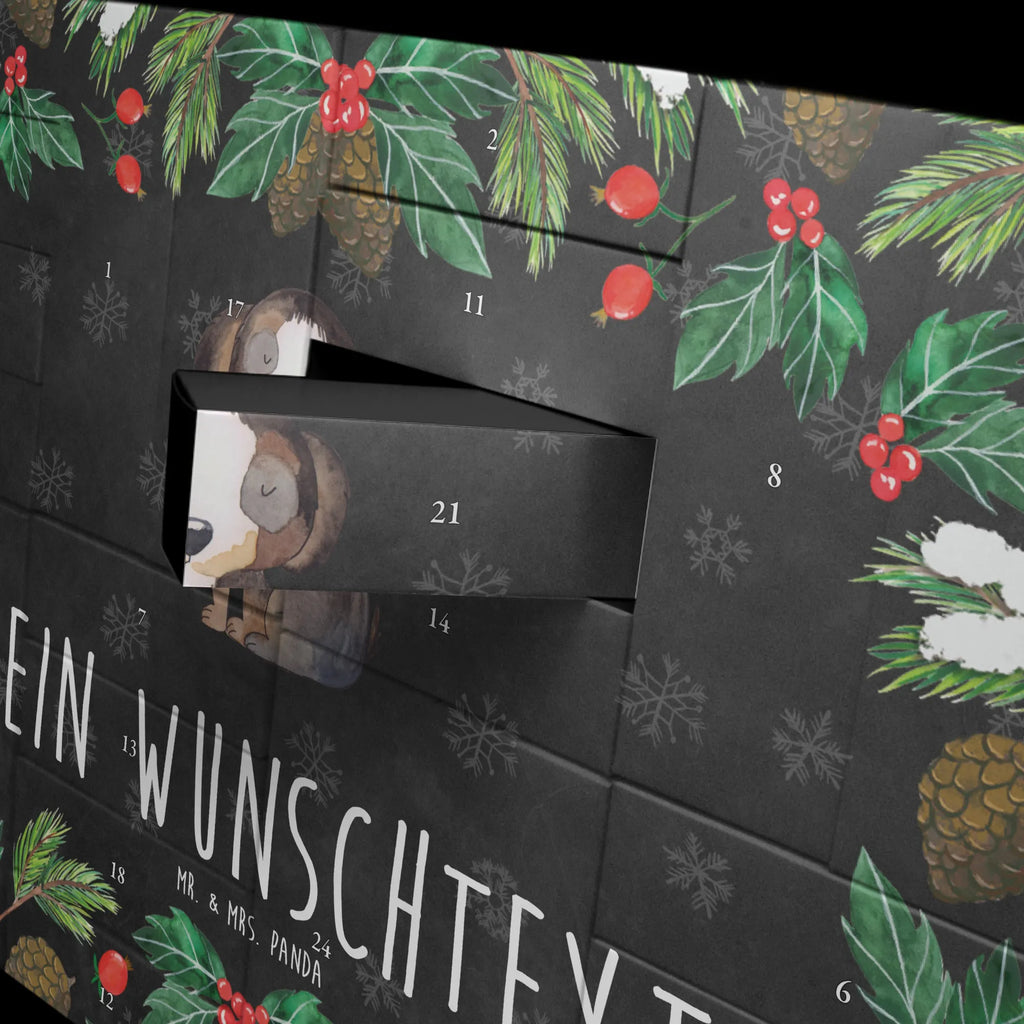 Personalisierter Befüllbarer Adventskalender Hund Entspannen Befüllbarer Adventskalender, Adventskalender zum selbst befüllen, Hund, Hundemotiv, Haustier, Hunderasse, Tierliebhaber, Hundebesitzer, Sprüche, schwarzer Hund, Hundeliebe, Liebe, Hundeglück