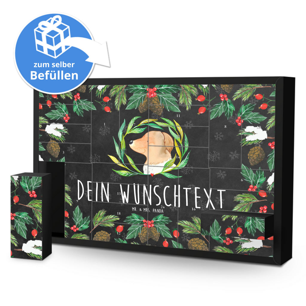 Personalisierter Befüllbarer Adventskalender Hund Blumen Befüllbarer Adventskalender, Adventskalender zum selbst befüllen, Hund, Hundemotiv, Haustier, Hunderasse, Tierliebhaber, Hundebesitzer, Sprüche, Ranke, Therapie, Selbsttherapie, Hundeliebe, Hundeglück, Hunde