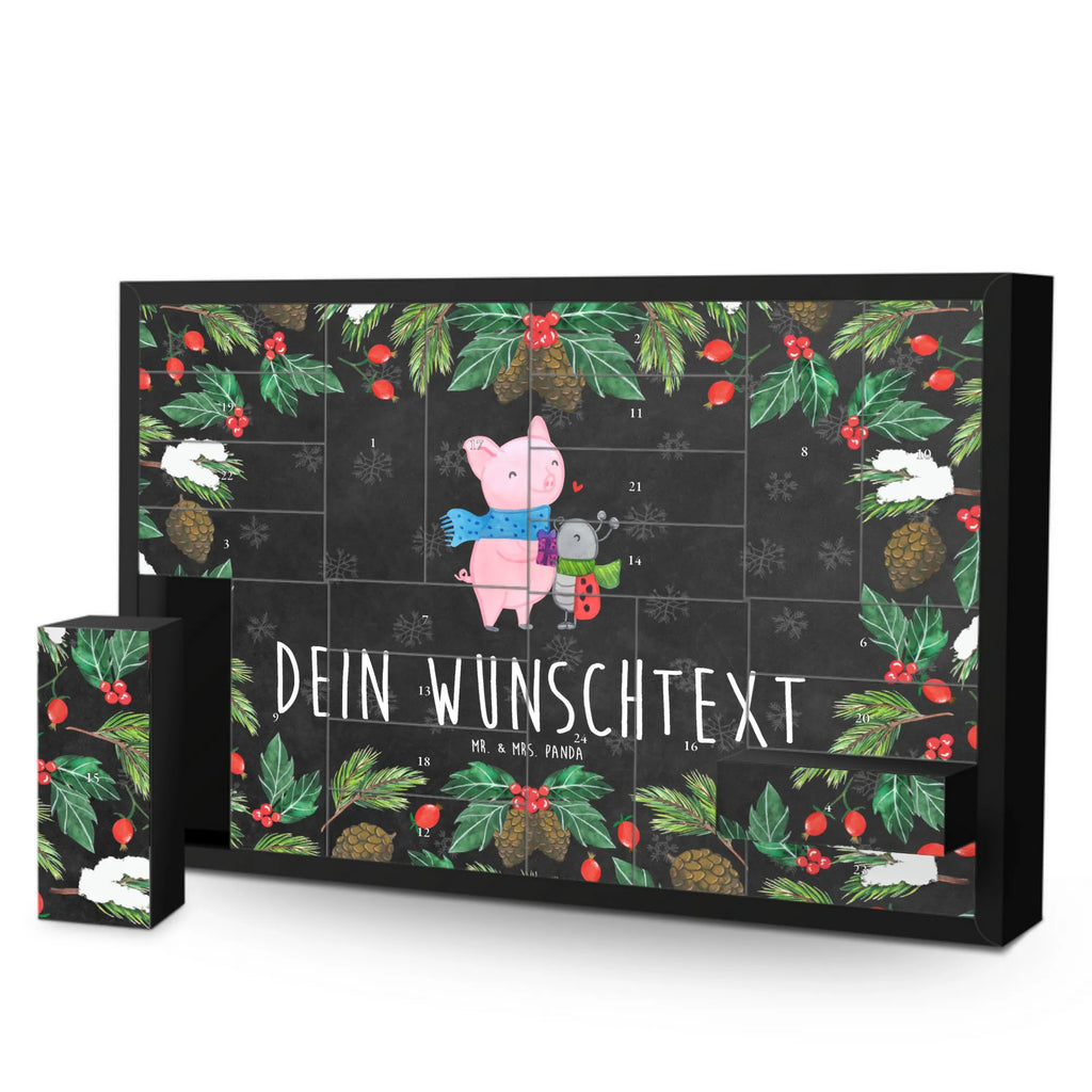 Personalisierter Befüllbarer Adventskalender Glühschwein Smörle Befüllbarer Adventskalender, Adventskalender zum selbst befüllen, Winter, Weihnachten, Weihnachtsdeko, Nikolaus, Advent, Heiligabend, Wintermotiv, Handgezeichnetes Glühschwein, Kreatives Glühschwein Design, Winterlicher Glühwein Spruch, Glühwein Liebhaber Geschenk, Herzliches Marienkäfer Motiv, Marienkäfer in Winterkleidung, Glühwein ist köstlich Spruch, Smörle der stolze Marienkäfer, Süßer Marienkäfer gibt Geschenk, Romantische Geschenkidee Glühwein