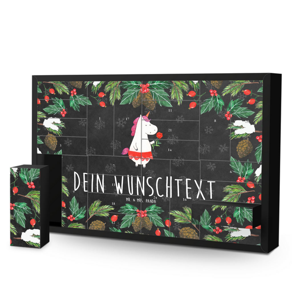 Personalisierter Befüllbarer Adventskalender Einhorn Dame Befüllbarer Adventskalender, Adventskalender zum selbst befüllen, Einhorn, Einhörner, Einhorn Deko, Pegasus, Unicorn, Dame, Lady, feine Dame, Freundin, Frau, Bachelor, Bachelorette, Abfuhr, Schluss machen, Trennung