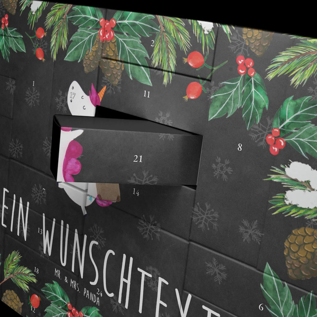 Personalisierter Befüllbarer Adventskalender Einhorn Koffer Befüllbarer Adventskalender, Adventskalender zum selbst befüllen, Einhorn, Einhörner, Einhorn Deko, Pegasus, Unicorn, unicorn, Koffer, Verreisen, Reise, Gepäck, Abenteuer, Erwachsen, Kind, albern, Spaß, lustig, witzig