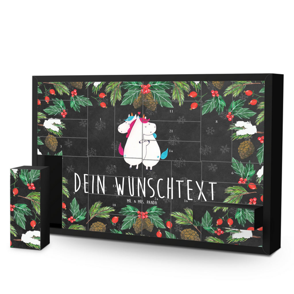 Personalisierter Befüllbarer Adventskalender Einhorn Mitteilung Befüllbarer Adventskalender, Adventskalender zum selbst befüllen, Einhorn, Einhörner, Einhorn Deko, Pegasus, Unicorn, Valentinstag, Valentine, Liebe, Geschenk, Partner, Ehe, lustig, witzig, Spruch