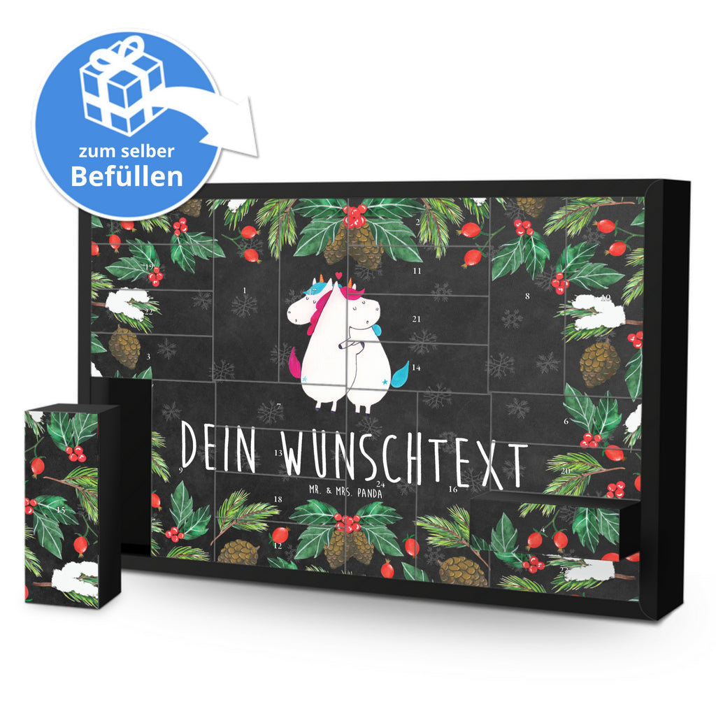 Personalisierter Befüllbarer Adventskalender Einhorn Mitteilung Befüllbarer Adventskalender, Adventskalender zum selbst befüllen, Einhorn, Einhörner, Einhorn Deko, Pegasus, Unicorn, Valentinstag, Valentine, Liebe, Geschenk, Partner, Ehe, lustig, witzig, Spruch