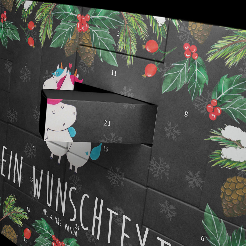 Personalisierter Befüllbarer Adventskalender Einhorn Mitteilung Befüllbarer Adventskalender, Adventskalender zum selbst befüllen, Einhorn, Einhörner, Einhorn Deko, Pegasus, Unicorn, Valentinstag, Valentine, Liebe, Geschenk, Partner, Ehe, lustig, witzig, Spruch