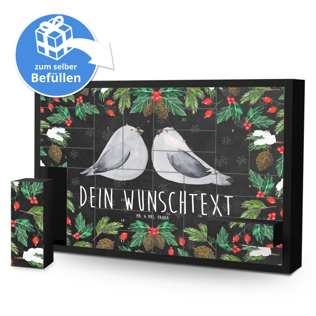 Personalisierter Befüllbarer Adventskalender Turteltauben Liebe Befüllbarer Adventskalender, Adventskalender zum selbst befüllen, Liebe, Partner, Freund, Freundin, Ehemann, Ehefrau, Heiraten, Verlobung, Heiratsantrag, Liebesgeschenk, Jahrestag, Hocheitstag, Turteltauben, Turteltäubchen, Tauben, Verliebt, Verlobt, Verheiratet, Geschenk Freundin, Geschenk Freund, Liebesbeweis, Hochzeitstag, Geschenk Hochzeit