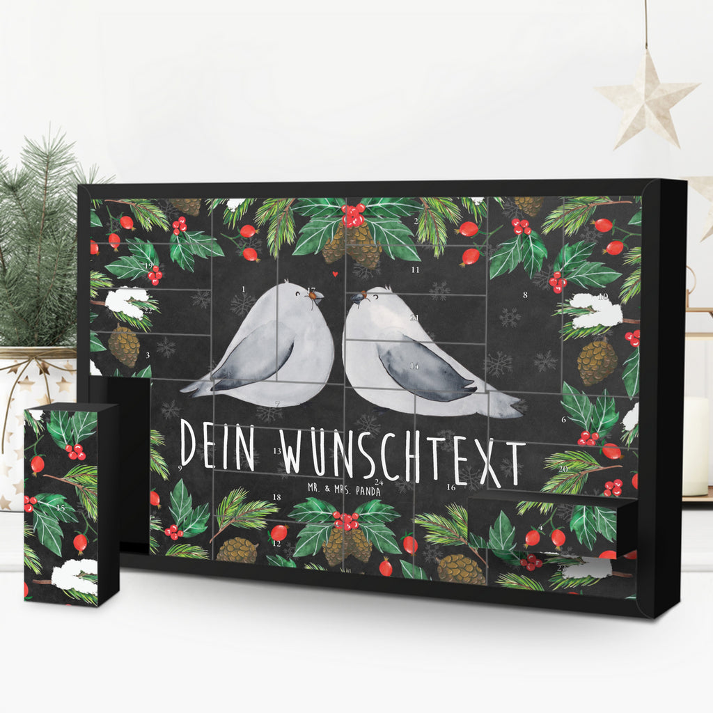 Personalisierter Befüllbarer Adventskalender Turteltauben Liebe Befüllbarer Adventskalender, Adventskalender zum selbst befüllen, Liebe, Partner, Freund, Freundin, Ehemann, Ehefrau, Heiraten, Verlobung, Heiratsantrag, Liebesgeschenk, Jahrestag, Hocheitstag, Turteltauben, Turteltäubchen, Tauben, Verliebt, Verlobt, Verheiratet, Geschenk Freundin, Geschenk Freund, Liebesbeweis, Hochzeitstag, Geschenk Hochzeit