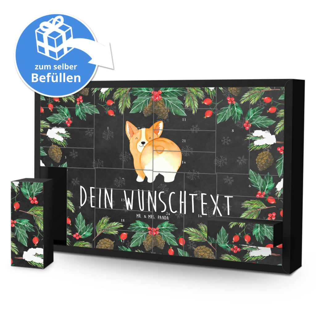 Personalisierter Befüllbarer Adventskalender Corgi Po Befüllbarer Adventskalender, Adventskalender zum selbst befüllen, Hund, Hundemotiv, Haustier, Hunderasse, Tierliebhaber, Hundebesitzer, Sprüche, Corgie, Hundeliebe, Motivation, Selbstliebe, Spruch