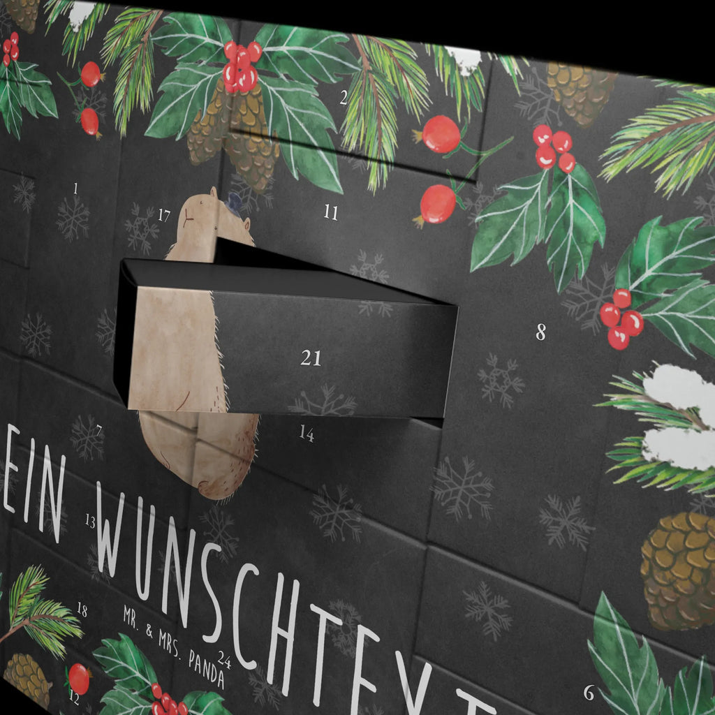 Personalisierter Befüllbarer Adventskalender Murmeltier Befüllbarer Adventskalender, Adventskalender zum selbst befüllen, Tiermotive, Gute Laune, lustige Sprüche, Tiere, Murmeltier, Knigge, Fröhlichkeit, Freundlichkeit, Respekt, Anstand