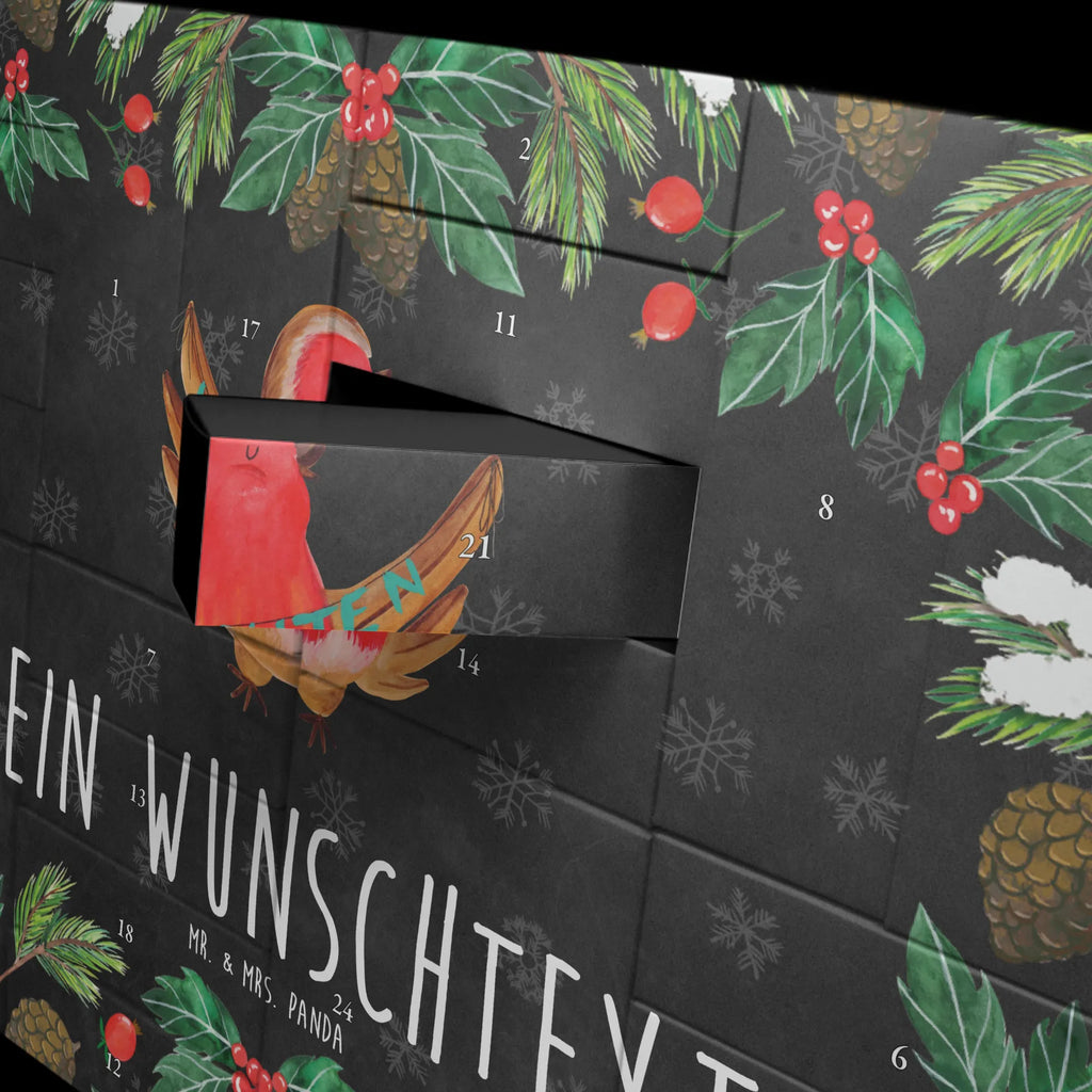 Personalisierter Befüllbarer Adventskalender Rotkehlchen Weihnachten Befüllbarer Adventskalender, Adventskalender zum selbst befüllen, Winter, Weihnachten, Weihnachtsdeko, Nikolaus, Advent, Heiligabend, Wintermotiv, Frohe Weihnachten, Weihnachtsmotiv, Weihnachtsgruß, Vogel, xmas