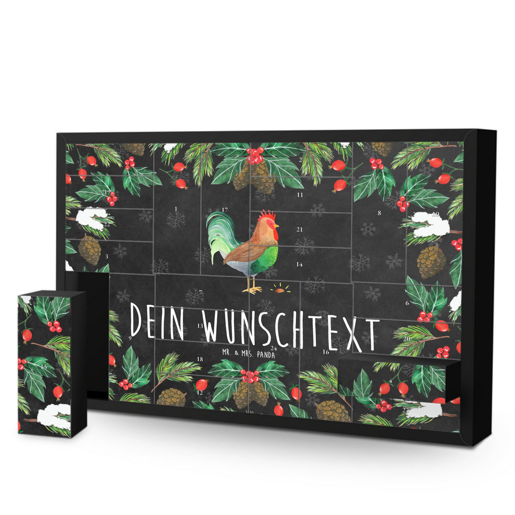 Personalisierter Befüllbarer Adventskalender Hahn Korn Befüllbarer Adventskalender, Adventskalender zum selbst befüllen, Bauernhof, Hoftiere, Landwirt, Landwirtin, Hahn, Korn, Henne, Eier, Natur