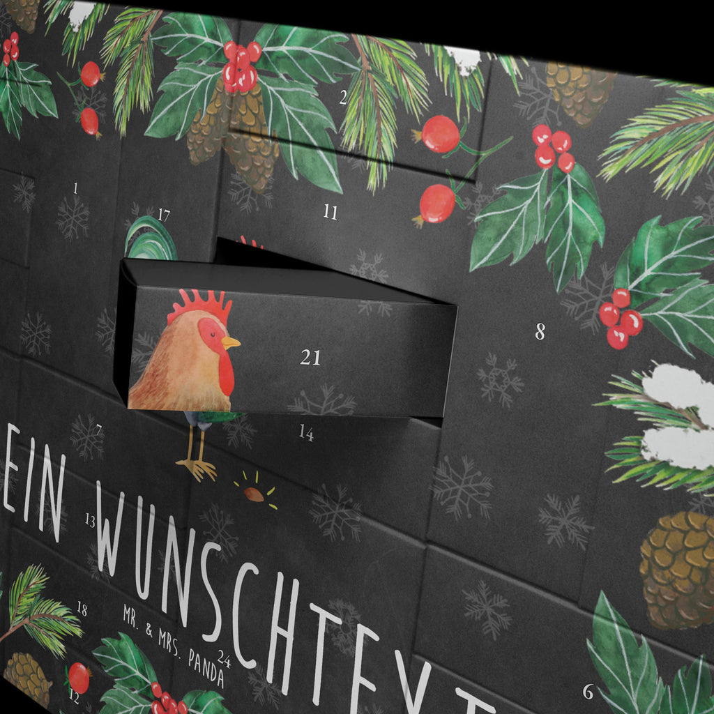 Personalisierter Befüllbarer Adventskalender Hahn Korn Befüllbarer Adventskalender, Adventskalender zum selbst befüllen, Bauernhof, Hoftiere, Landwirt, Landwirtin, Hahn, Korn, Henne, Eier, Natur