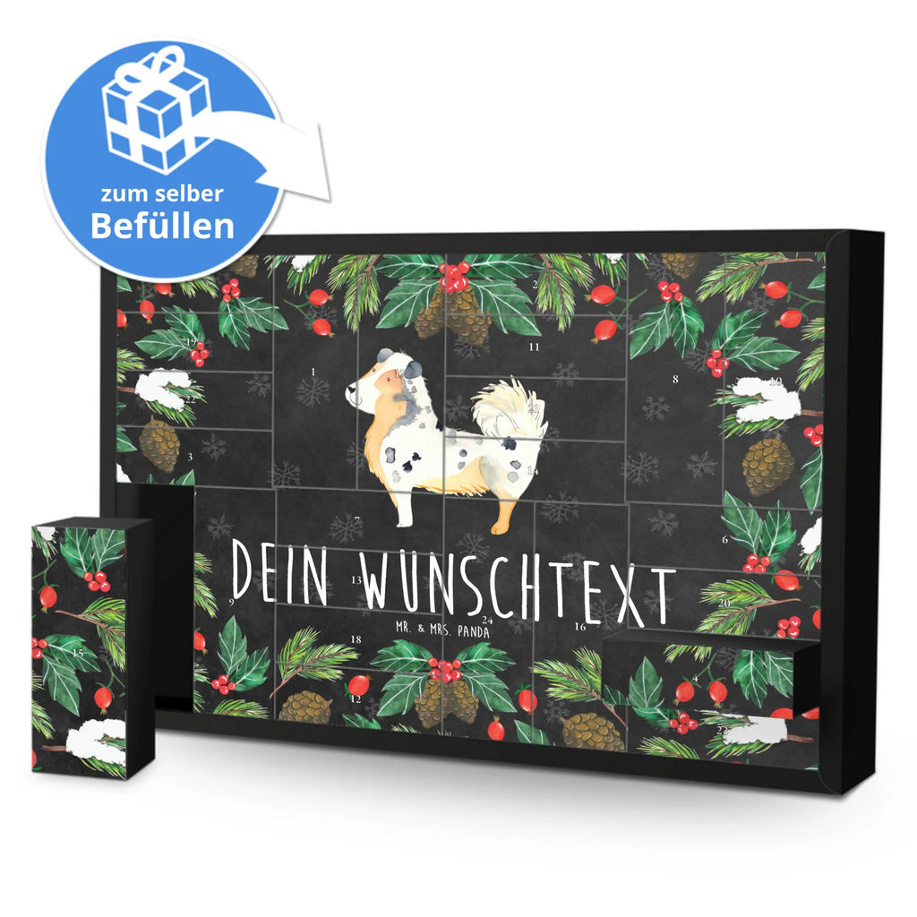 Personalisierter Befüllbarer Adventskalender Hund Australien Shepherd Befüllbarer Adventskalender, Adventskalender zum selbst befüllen, Hund, Hundemotiv, Haustier, Hunderasse, Tierliebhaber, Hundebesitzer, Sprüche, Australien Shepherd, Shepherd, Hundeliebe, Familienhund, Spruch