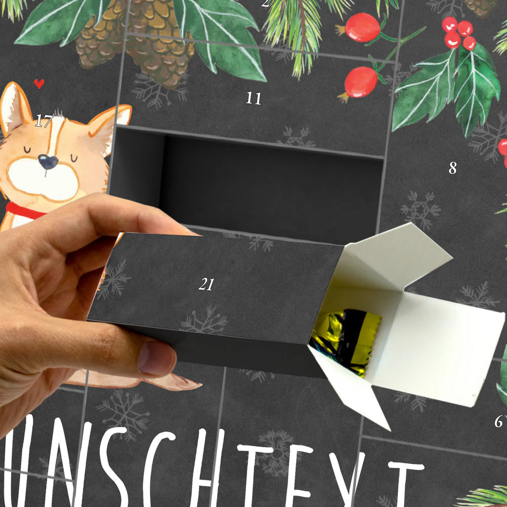 Personalisierter Befüllbarer Adventskalender Hund Glück Befüllbarer Adventskalender, Adventskalender zum selbst befüllen, Hund, Hundemotiv, Haustier, Hunderasse, Tierliebhaber, Hundebesitzer, Sprüche, Corgie, Hundeliebe, Spruch, Hundemama, Liebe