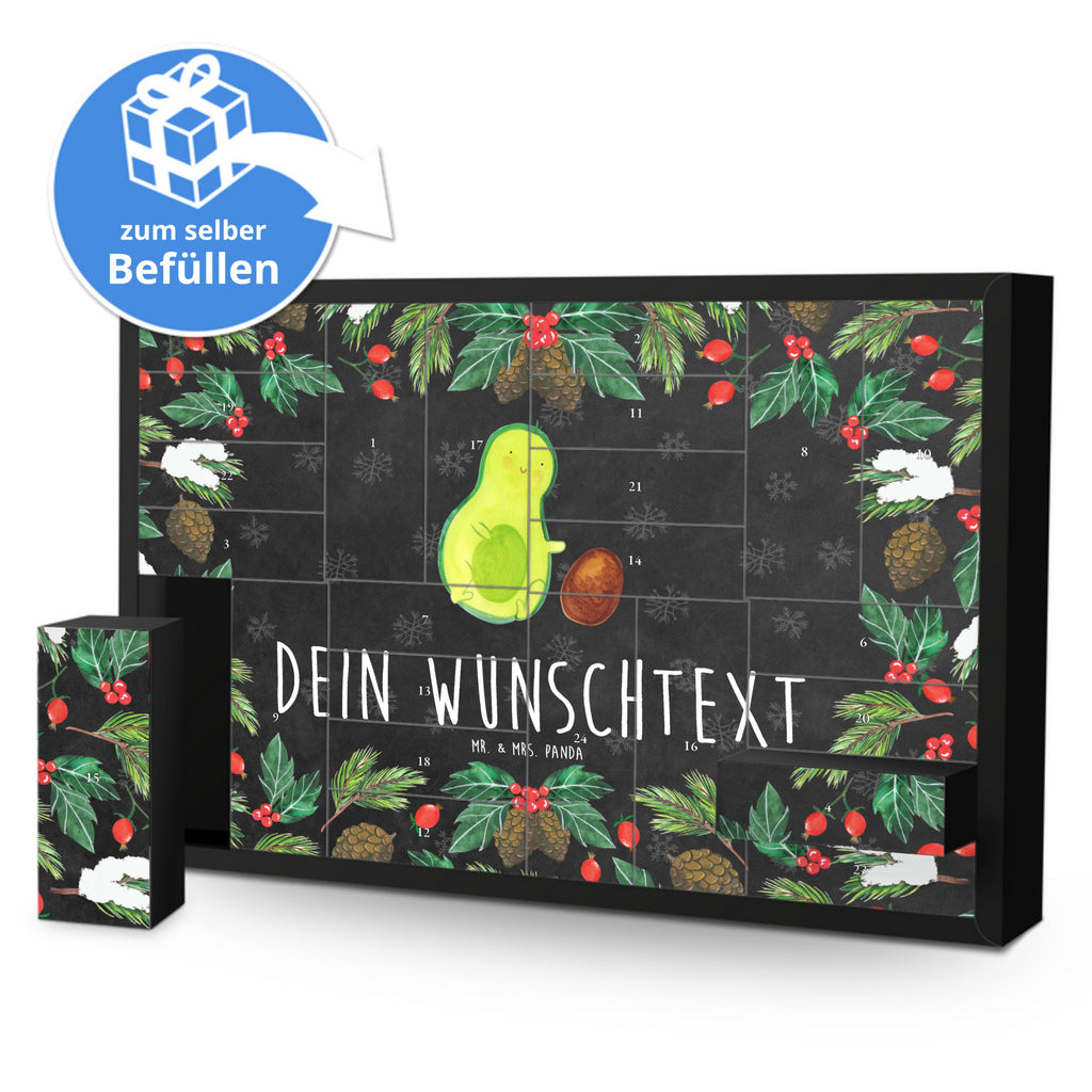 Personalisierter Befüllbarer Adventskalender Avocado Kern rollt Befüllbarer Adventskalender, Adventskalender zum selbst befüllen, Avocado, Veggie, Vegan, Gesund, Avocados, Schwanger, Geburt, Geburtstag, Säugling, Kind, erstes Kind, zur Geburt, Schwangerschaft, Babyparty, Baby, große Liebe, Liebe, Love