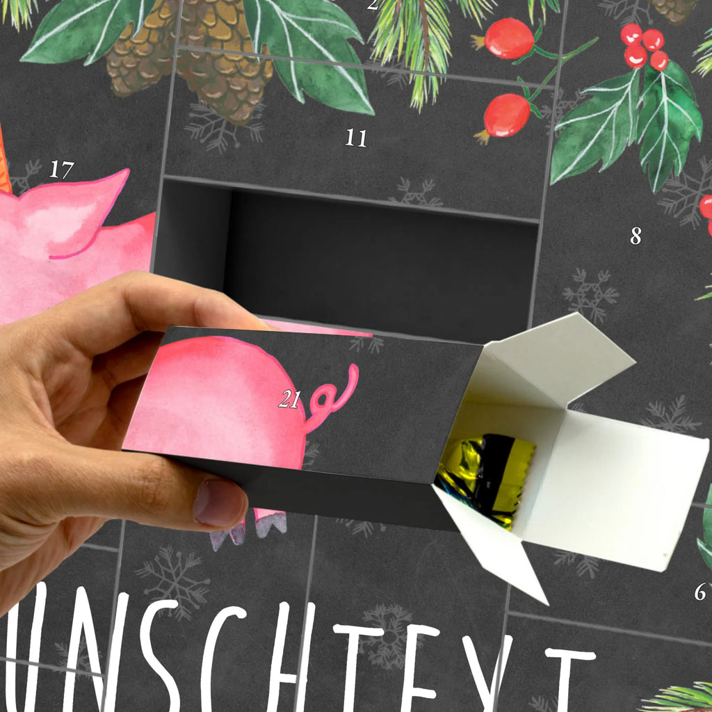 Personalisierter Befüllbarer Adventskalender Einhorn Schwein Befüllbarer Adventskalender, Adventskalender zum selbst befüllen, Einhorn, Einhörner, Einhorn Deko, Pegasus, Unicorn, Party, Spaß, Schwein, Schweinhorn, Bauer, witzig. lustig, Spruch, geschenk, Pig, Piggy, funny, english, englisch