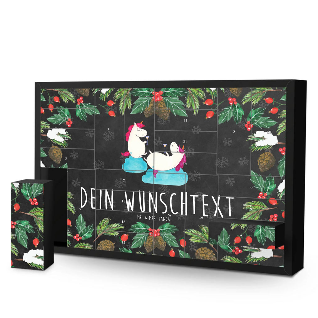 Personalisierter Befüllbarer Adventskalender Einhorn Sekt Befüllbarer Adventskalender, Adventskalender zum selbst befüllen, Einhorn, Einhörner, Einhorn Deko, Pegasus, Unicorn, Freundinnen, Freundin, BFF, Sekt, Mädelsabend, Spaß, Party, Korken, Anstoßen, Beste