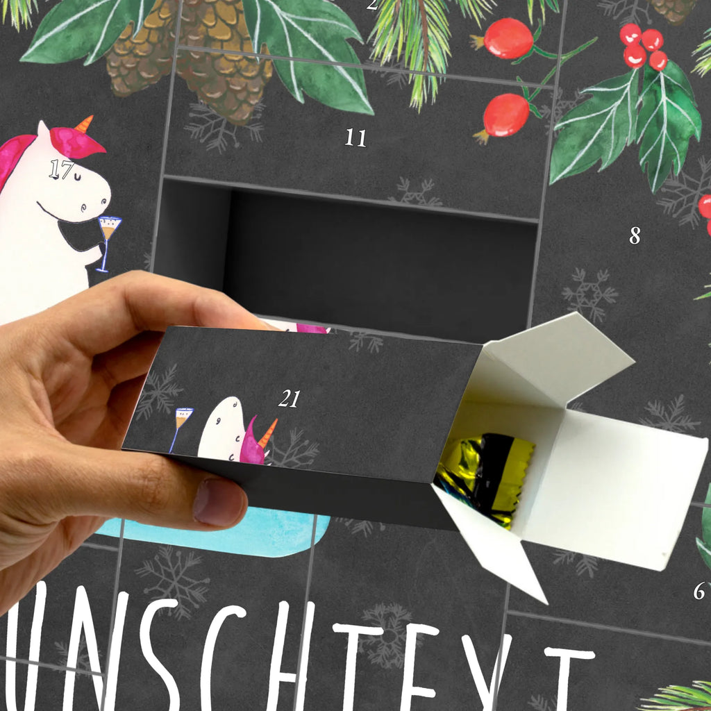 Personalisierter Befüllbarer Adventskalender Einhorn Sekt Befüllbarer Adventskalender, Adventskalender zum selbst befüllen, Einhorn, Einhörner, Einhorn Deko, Pegasus, Unicorn, Freundinnen, Freundin, BFF, Sekt, Mädelsabend, Spaß, Party, Korken, Anstoßen, Beste