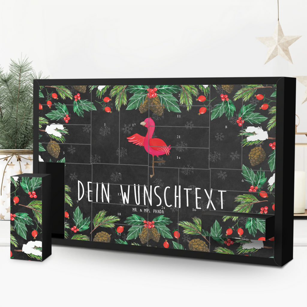 Personalisierter Befüllbarer Adventskalender Flamingo Yoga Befüllbarer Adventskalender, Adventskalender zum selbst befüllen, Flamingo, Vogel, Yoga, Namaste, Achtsamkeit, Yoga-Übung, Entspannung, Ärger, Aufregen, Tiefenentspannung