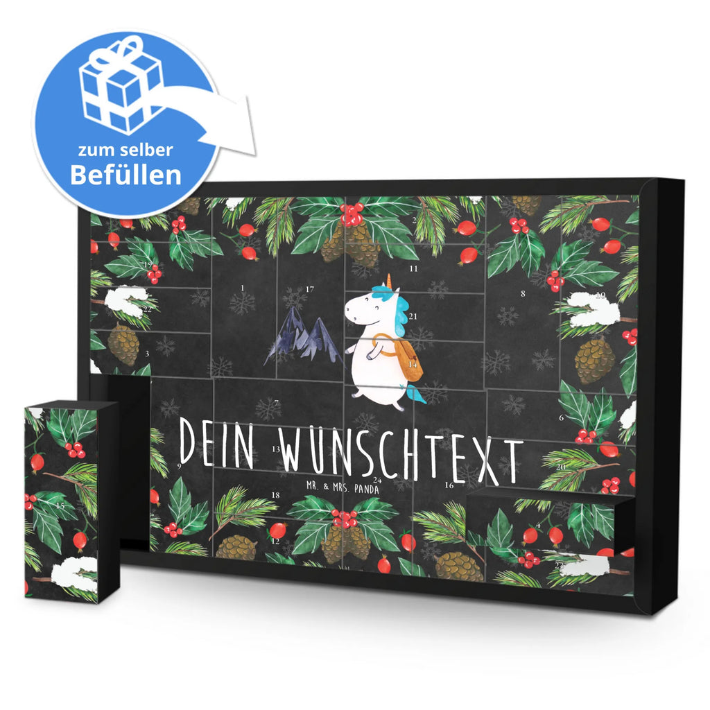 Personalisierter Befüllbarer Adventskalender Einhorn Bergsteiger Befüllbarer Adventskalender, Adventskalender zum selbst befüllen, Einhorn, Einhörner, Einhorn Deko, Pegasus, Unicorn, Bergsteiger, Abenteuer, Berge, Abenteurer, Weltenbummler, Weltreise, Reisen, Urlaub, Entdecker