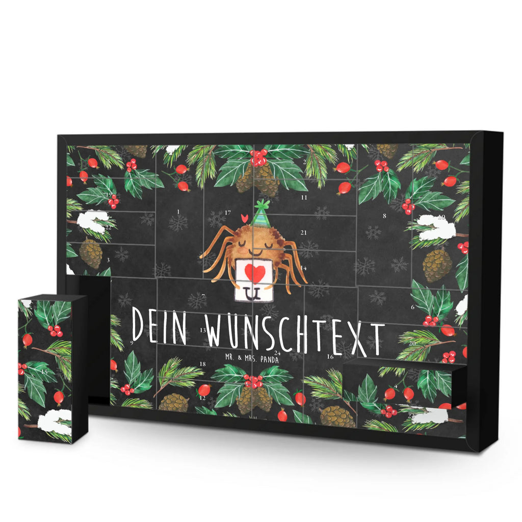 Personalisierter Befüllbarer Adventskalender Spinne Agathe Brief Befüllbarer Adventskalender, Adventskalender zum selbst befüllen, Spinne Agathe, Spinne, Agathe, Videos, Merchandise, Liebesbeweis, Ich Liebe dich, Heiratsantrag, Verliebt, Liebespaar, Liebesgeschenk, Treuebeweis, Treuetest