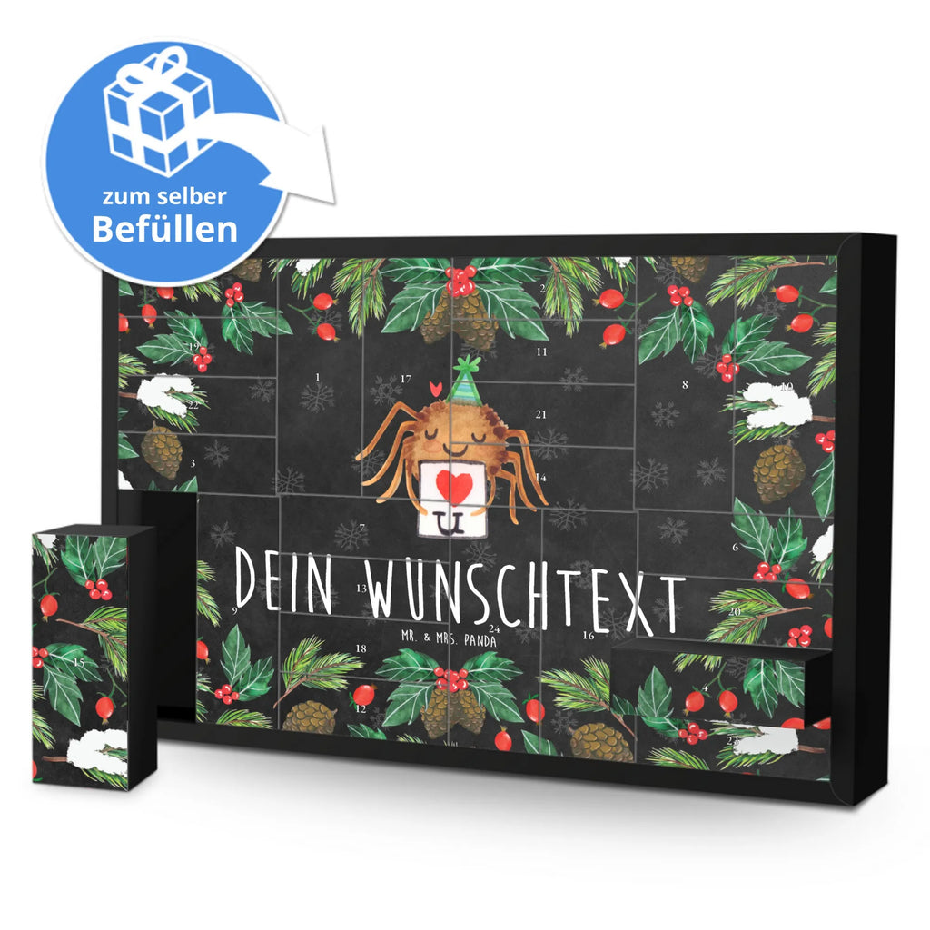 Personalisierter Befüllbarer Adventskalender Spinne Agathe Brief Befüllbarer Adventskalender, Adventskalender zum selbst befüllen, Spinne Agathe, Spinne, Agathe, Videos, Merchandise, Liebesbeweis, Ich Liebe dich, Heiratsantrag, Verliebt, Liebespaar, Liebesgeschenk, Treuebeweis, Treuetest