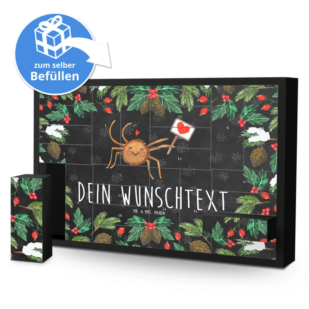 Personalisierter Befüllbarer Adventskalender Spinne Agathe Motivation Befüllbarer Adventskalender, Adventskalender zum selbst befüllen, Spinne Agathe, Spinne, Agathe, Videos, Merchandise, Motivation, Glück, Liebe, Vertrauen, Dankeschön