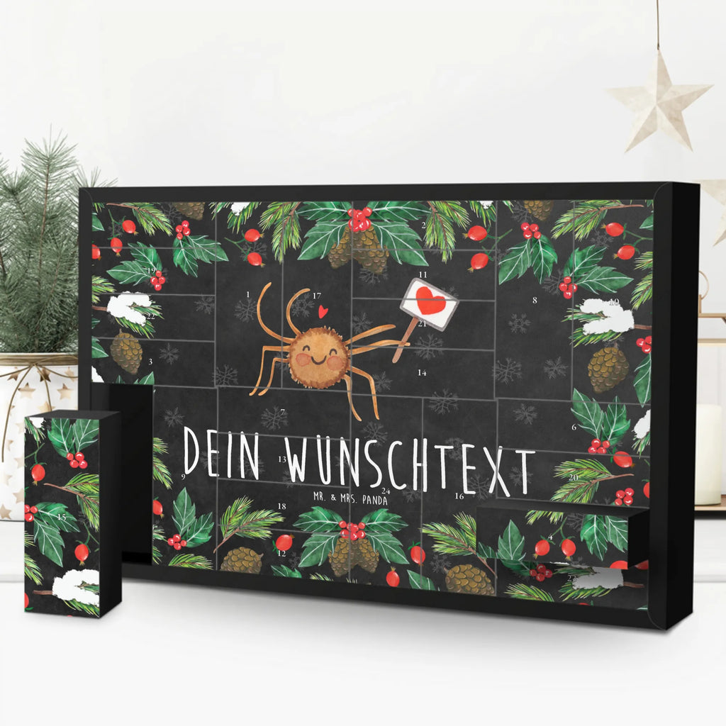 Personalisierter Befüllbarer Adventskalender Spinne Agathe Motivation Befüllbarer Adventskalender, Adventskalender zum selbst befüllen, Spinne Agathe, Spinne, Agathe, Videos, Merchandise, Motivation, Glück, Liebe, Vertrauen, Dankeschön