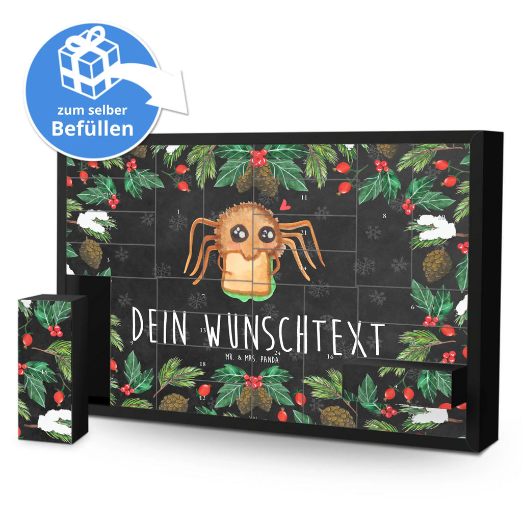 Personalisierter Befüllbarer Adventskalender Spinne Agathe Sandwich Befüllbarer Adventskalender, Adventskalender zum selbst befüllen, Spinne Agathe, Spinne, Agathe, Videos, Merchandise, Glück, Mut, Hungrig, Verfressen, Lebensfreude, Alles wird gut, Hunger