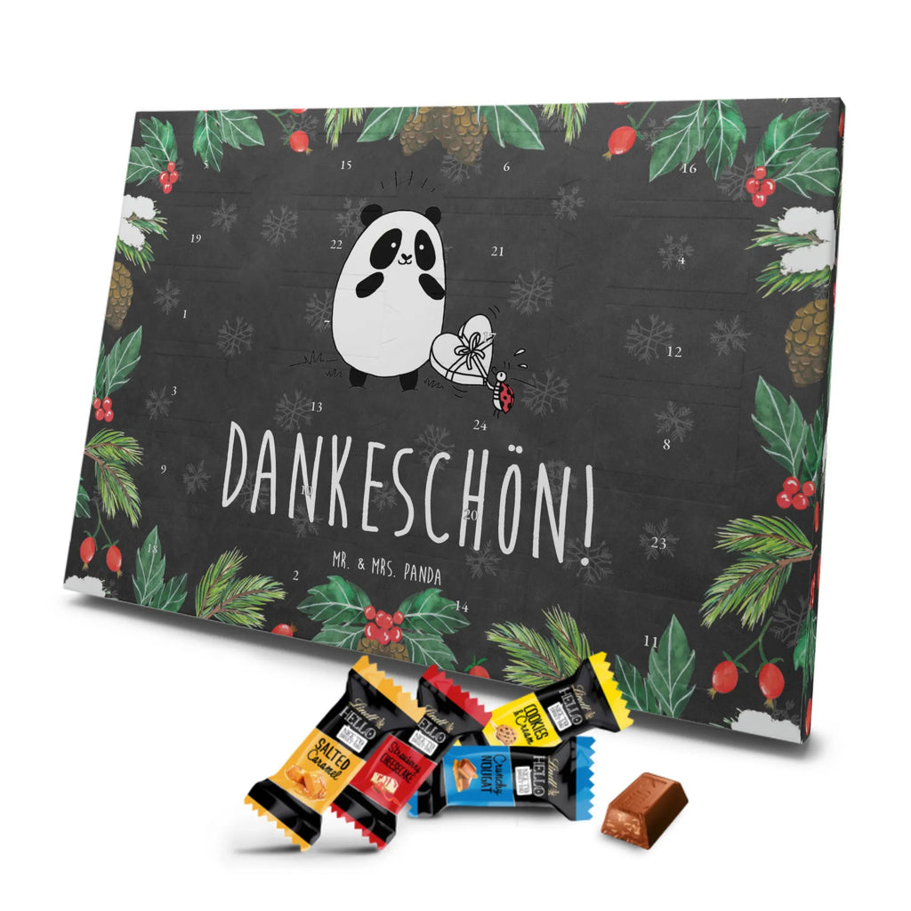 Markenschokolade Adventskalender Panda Dankeschön Adventskalender, Weihnachtskalender, Markenschokolade Adventskalender