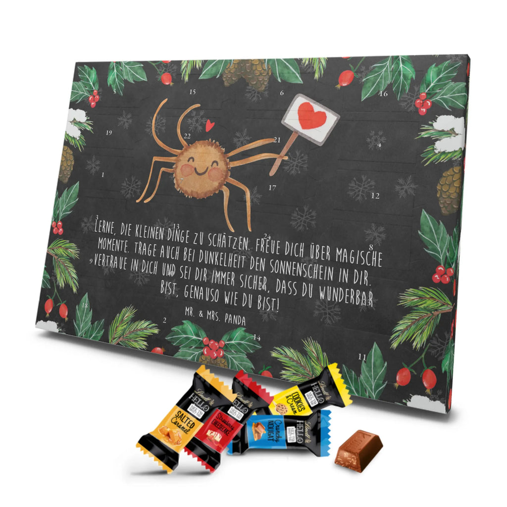 Markenschokolade Adventskalender Spinne Agathe Motivation Adventskalender, Weihnachtskalender, Markenschokolade Adventskalender, Spinne Agathe, Spinne, Agathe, Videos, Merchandise, Motivation, Glück, Liebe, Vertrauen, Dankeschön