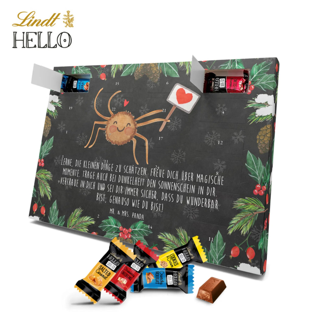 Markenschokolade Adventskalender Spinne Agathe Motivation Adventskalender, Weihnachtskalender, Markenschokolade Adventskalender, Spinne Agathe, Spinne, Agathe, Videos, Merchandise, Motivation, Glück, Liebe, Vertrauen, Dankeschön