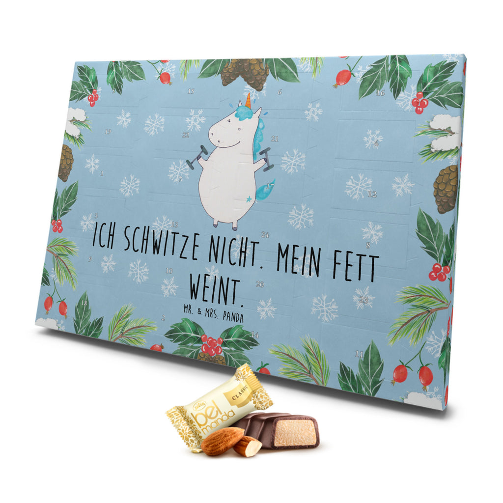 Marzipan Adventskalender Einhorn Fitness Marzipan Adventskalender, Einhorn, Einhörner, Einhorn Deko, Pegasus, Unicorn, Gym, Fitness, Fitnessstudio, Diät, Abnehmen, Sport, Pumpen, Geräte, Sixpack