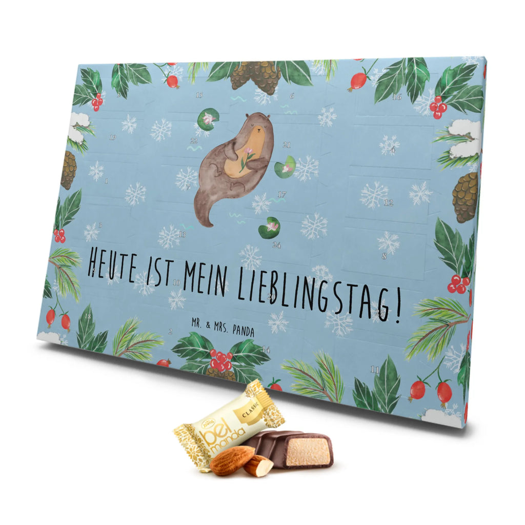 Marzipan Adventskalender Otter Seerose Marzipan Adventskalender, Otter, Fischotter, Seeotter, Otter Seeotter See Otter