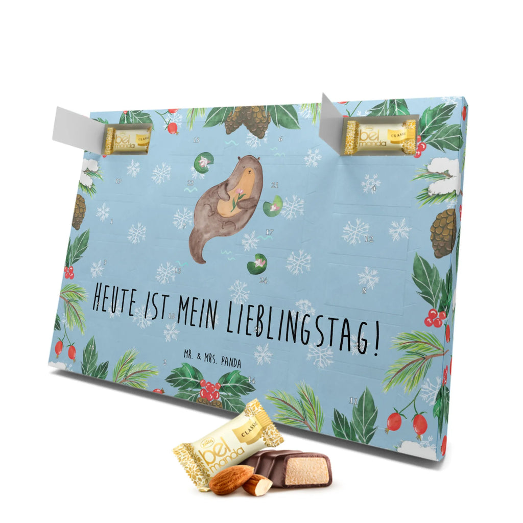 Marzipan Adventskalender Otter Seerose Marzipan Adventskalender, Otter, Fischotter, Seeotter, Otter Seeotter See Otter