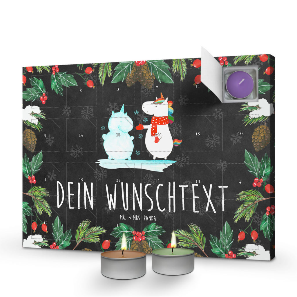 Personalisierter Duftkerzen Adventskalender Einhorn Schneemann Personalisierter Duftkerzen Adventskalender, Einhorn, Einhörner, Einhorn Deko, Pegasus, Unicorn, Schneemann, Winter, Schnee, Kuchen, Weihnachten, kalt, Mütze, Handschuhe, X-Mas