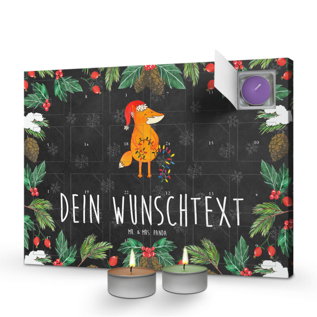 Personalisierter Duftkerzen Adventskalender Fuchs Weihnachten Personalisierter Duftkerzen Adventskalender, Winter, Weihnachten, Weihnachtsdeko, Nikolaus, Advent, Heiligabend, Wintermotiv, Fuchs, Füchse, Spruch schön, Geschenk Weihnachten, Weihnachtsmann, Weihnachtszeit