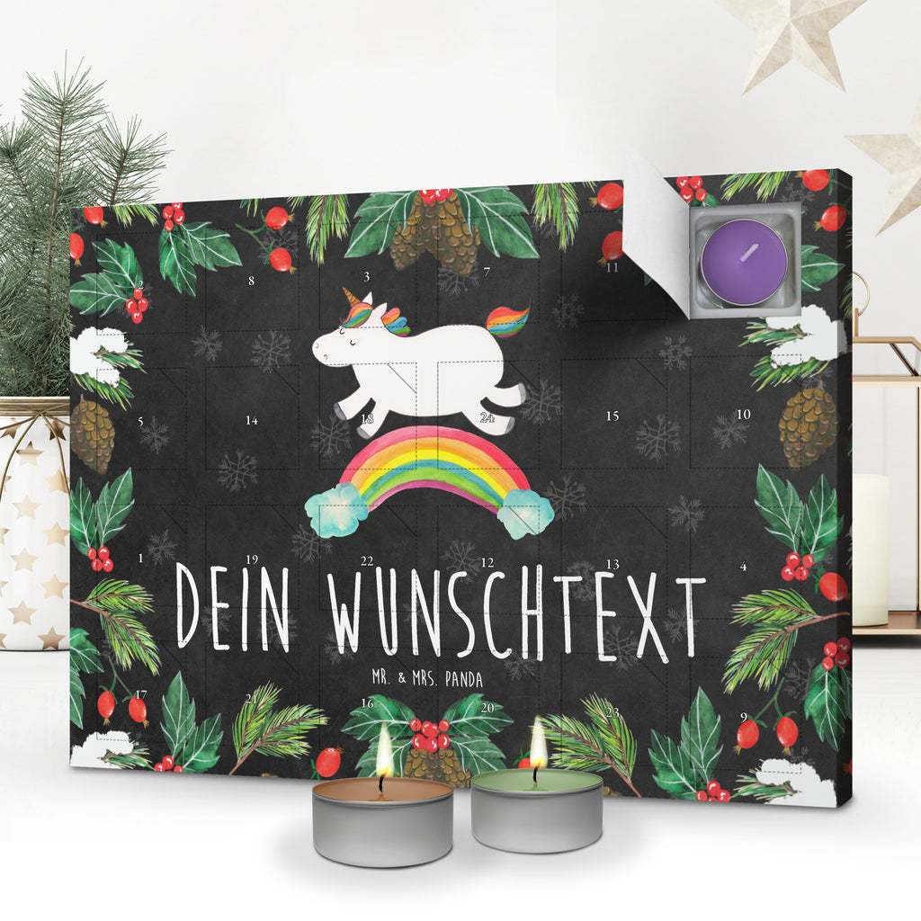 Personalisierter Duftkerzen Adventskalender Einhorn Regenbogen Personalisierter Duftkerzen Adventskalender, Einhorn, Einhörner, Einhorn Deko, Pegasus, Unicorn, Regenbogen, Glitzer, Einhornpower, Erwachsenwerden, Einhornautobahn