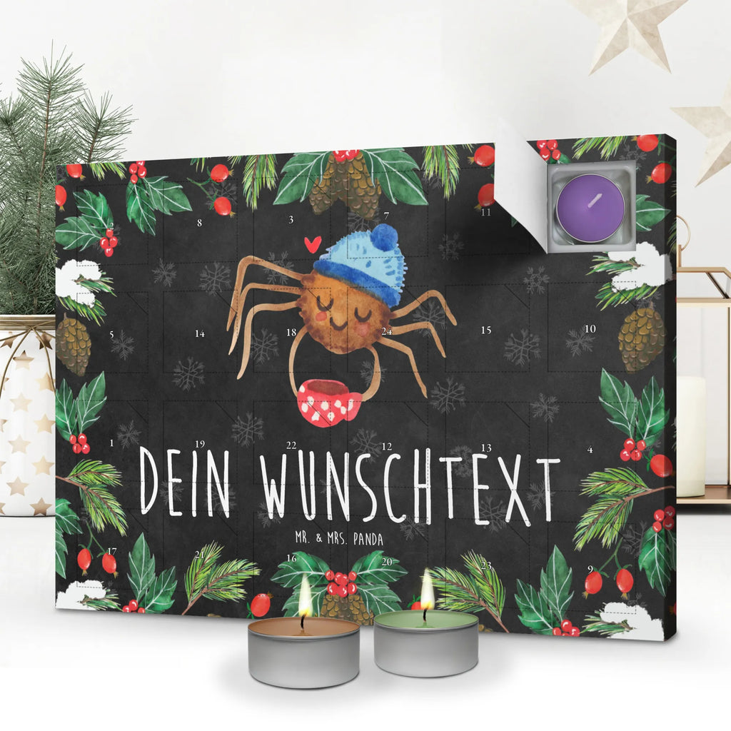 Personalisierter Duftkerzen Adventskalender Spinne Agathe Kaffee Personalisierter Duftkerzen Adventskalender, Spinne Agathe, Spinne, Agathe, Videos, Merchandise, Kaffee, Morgen, Morgenmuffel, Lebensweisheiten, Weiser Spruch