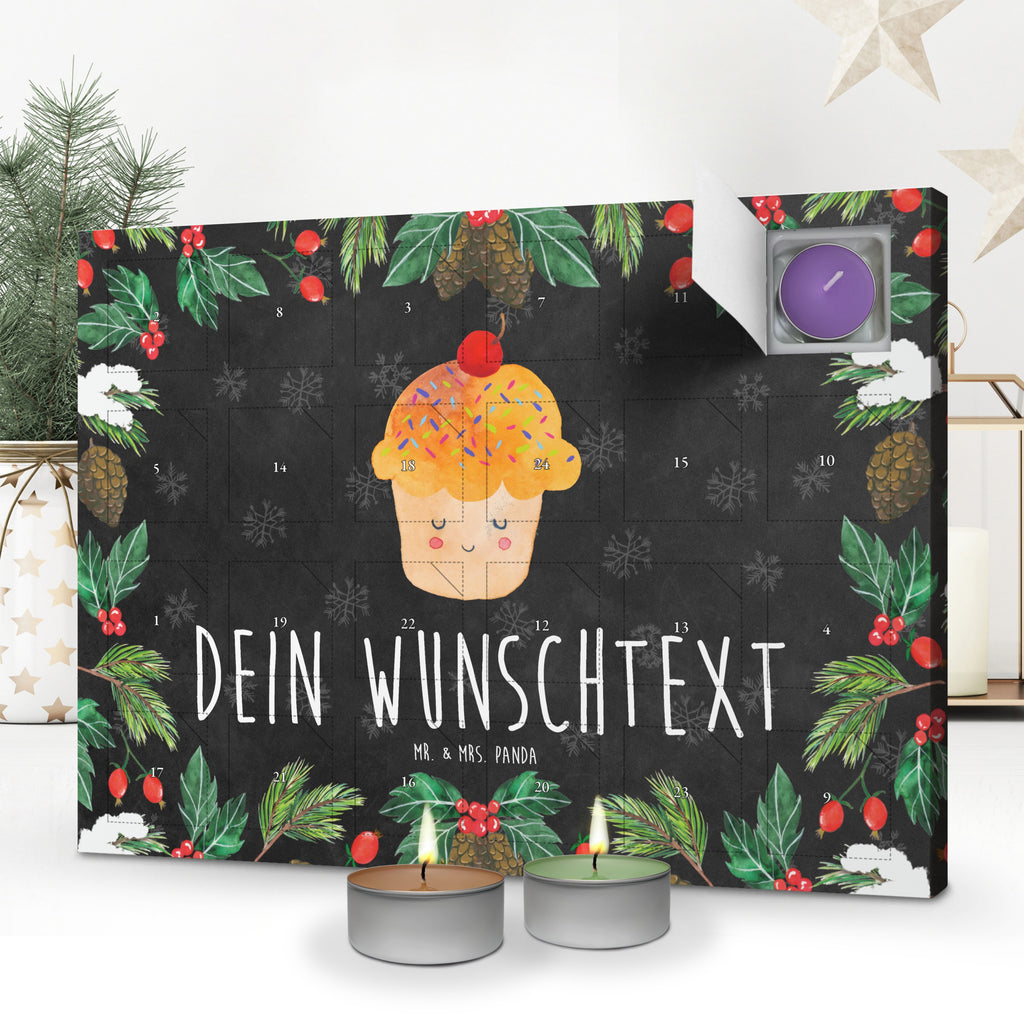 Personalisierter Duftkerzen Adventskalender Cupcake Personalisierter Duftkerzen Adventskalender, Tiermotive, Gute Laune, lustige Sprüche, Tiere, Cupcakes, Muffin, Wunder, Küche Deko, Küche Spruch, Backen Geschenk, Geschenk Koch, Motivation Sprüche