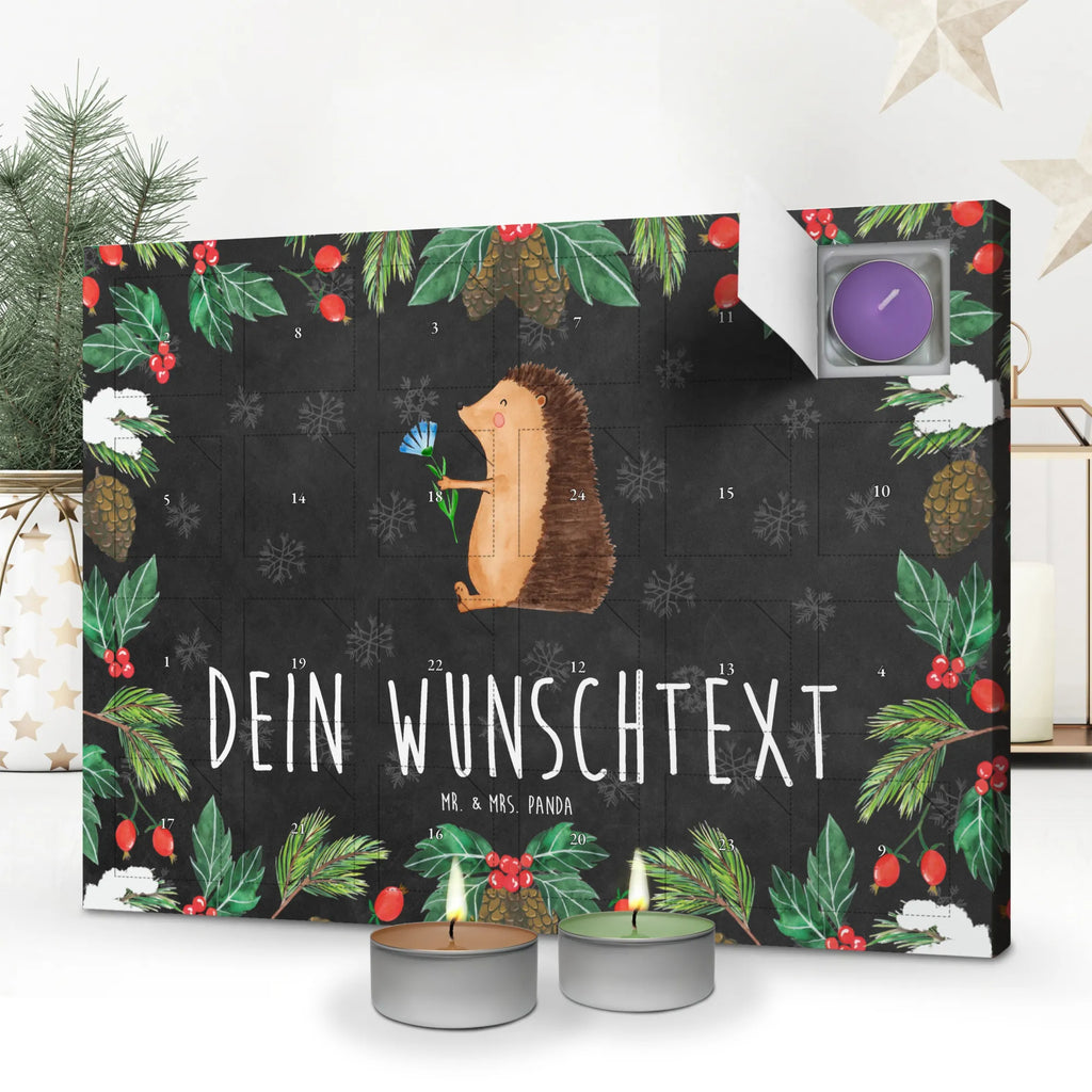 Personalisierter Duftkerzen Adventskalender Igel Blumen Personalisierter Duftkerzen Adventskalender, Tiermotive, Gute Laune, lustige Sprüche, Tiere, Igel, Gute Besserung, Genesungswünsche, Krankheit, Krankenhaus, krank, Besuch